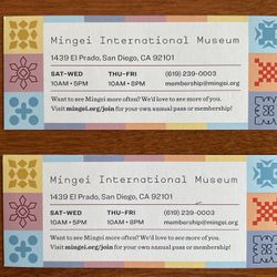 Mingei International Museum Tickets