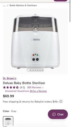 Deluxe Baby Bottle Sterilizer