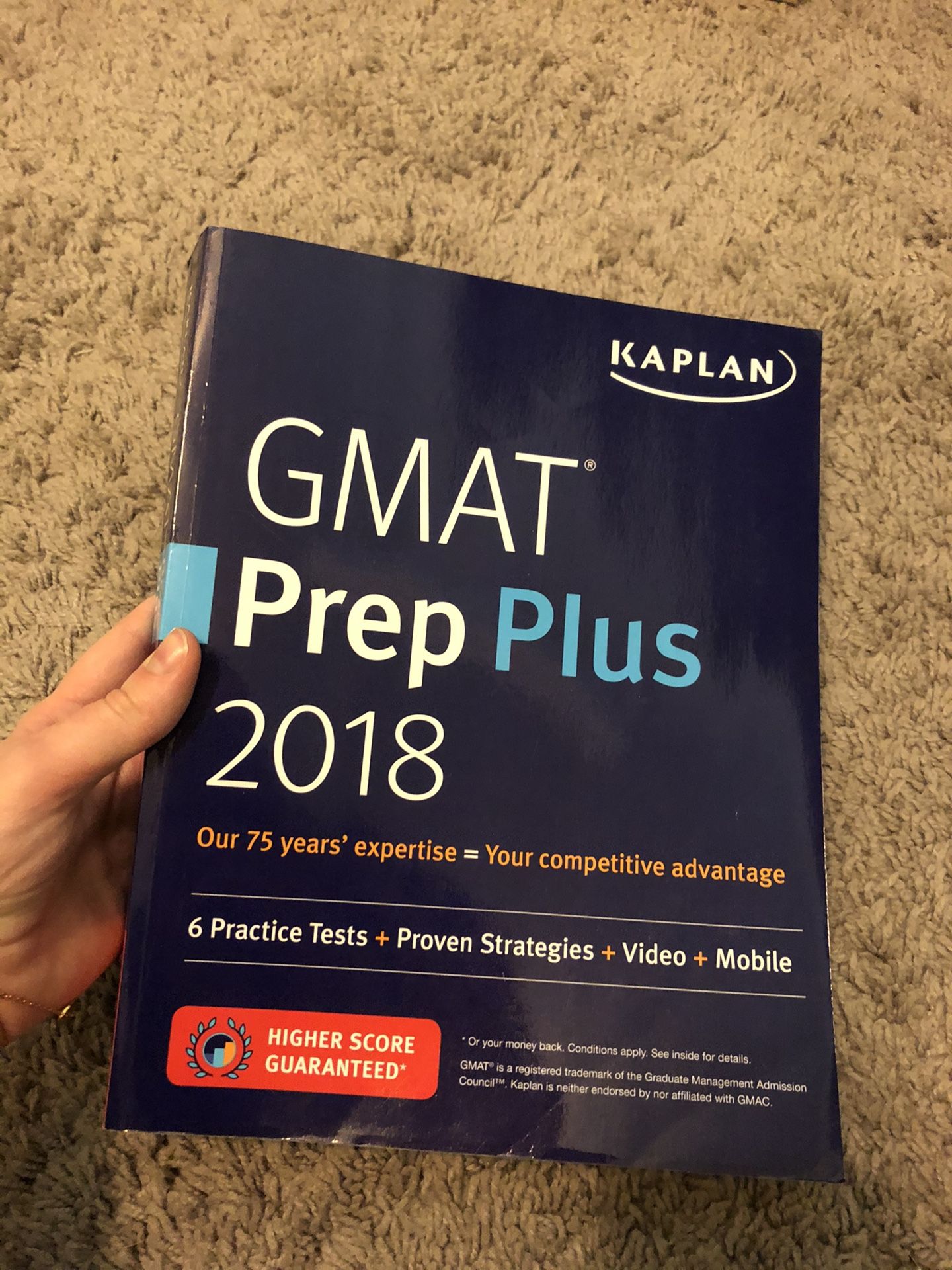 GMAT prep book - 2018 edition