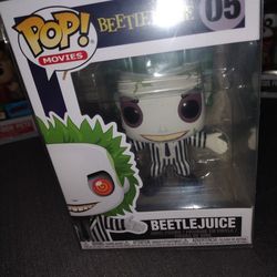 Brand New Beetlejuice #05 Funko Pop W/ Protector Case..