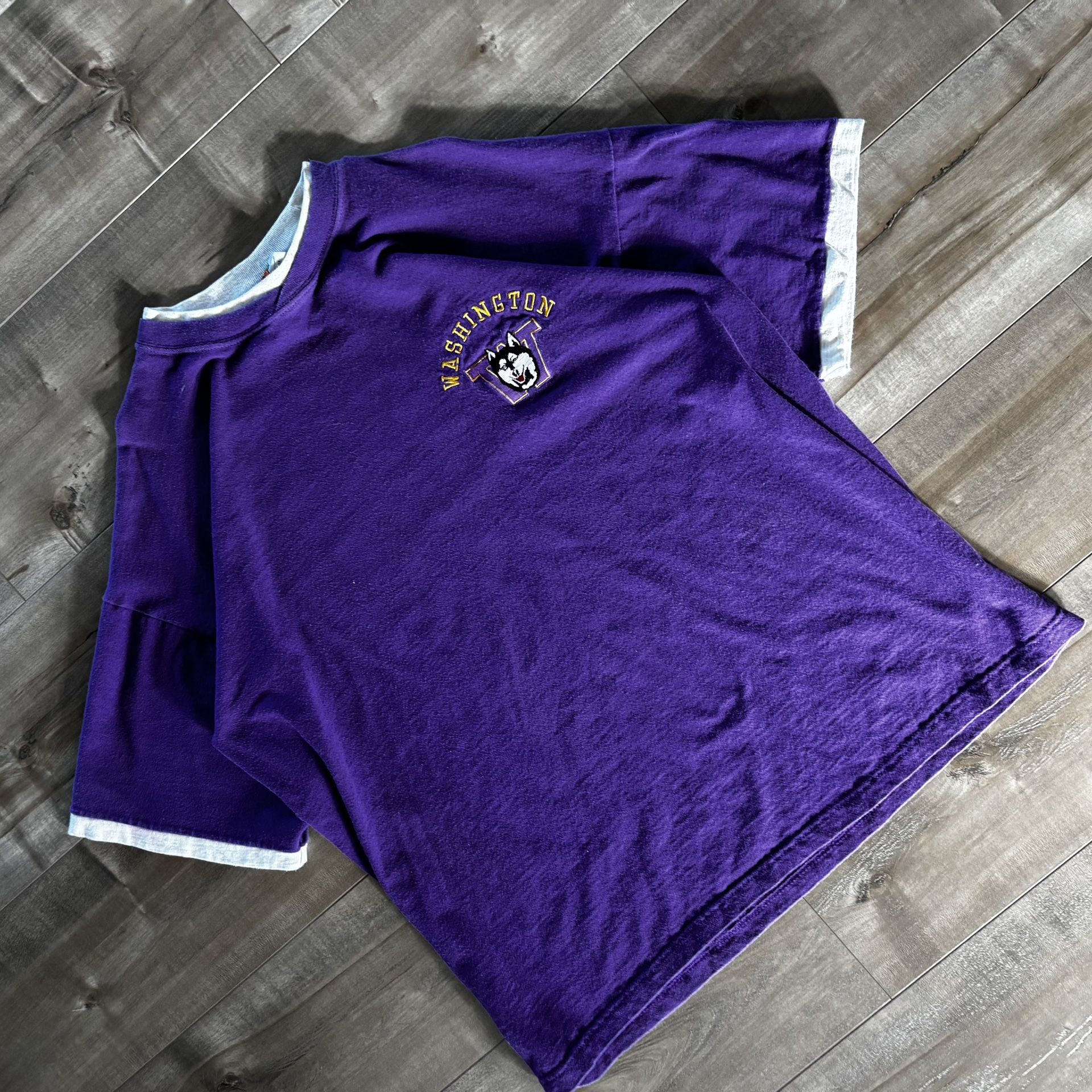 Vintage Washington huskies Size Xl Purple T-shirt