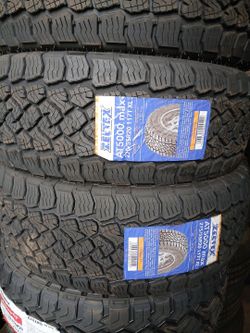 New set of tires 275 55 20 ZEETEX AT