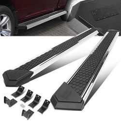 09-20 Ram 1500, 2500, 3500 Extended Cab Chrome 8” Inch Wide Flat Step Bar Running Boards