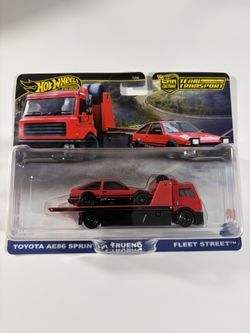 Hot Wheels Toyota AE86 Sprinter Trueno Team Transport