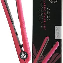 Evalectric Classic Styler Hair Straightener - Pink 1.25 Inch