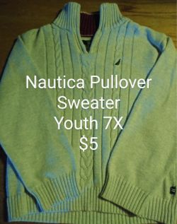 Nautical Youth Pullover Size 7X