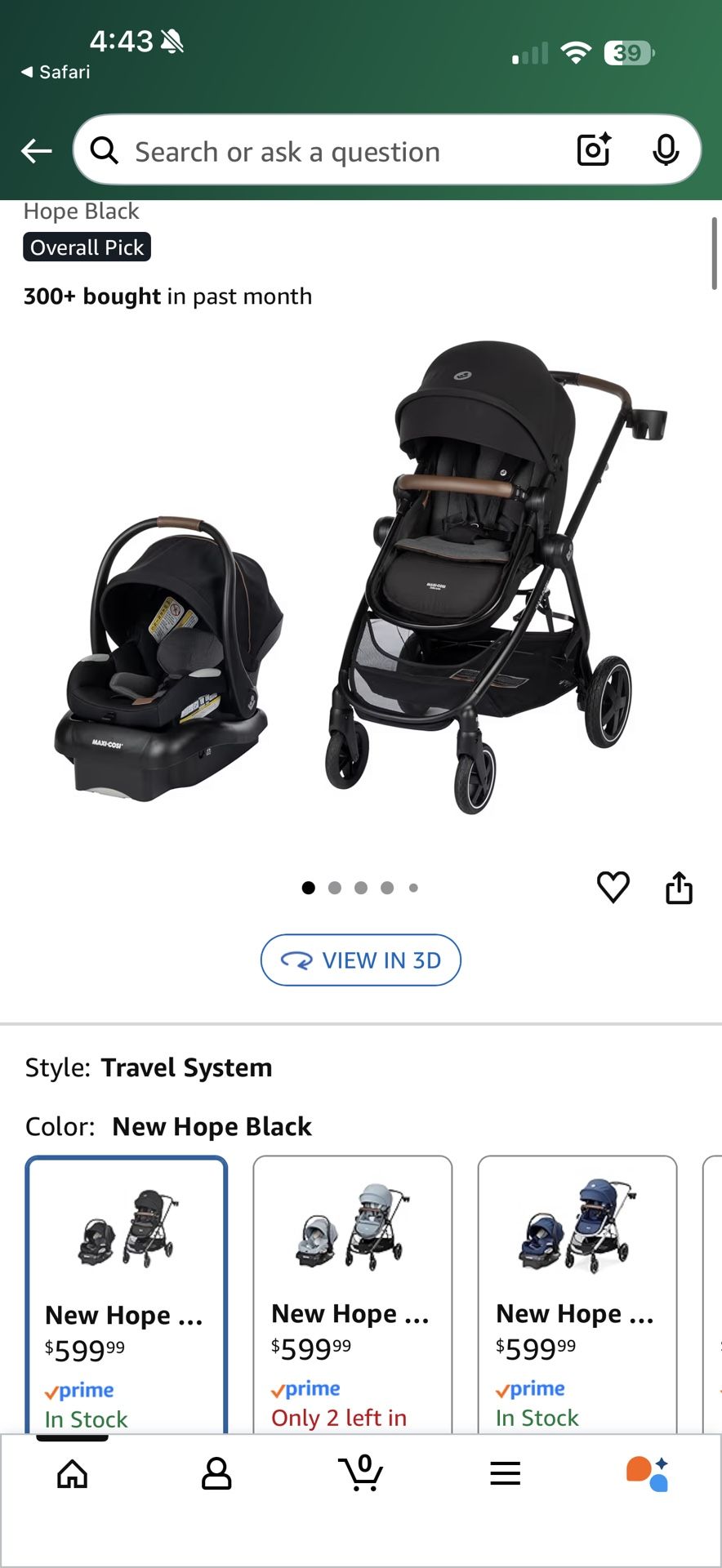 Maxi Cosi Travel System