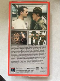 RCA Stripes VHS Tape Movie