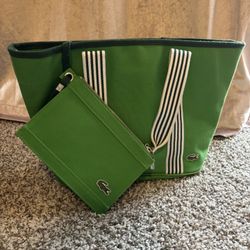 Lacoste Green Tote Bag