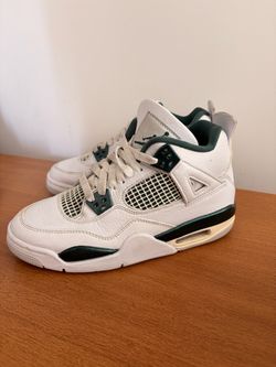Air Jordan 4 Retro White Green Sneakers