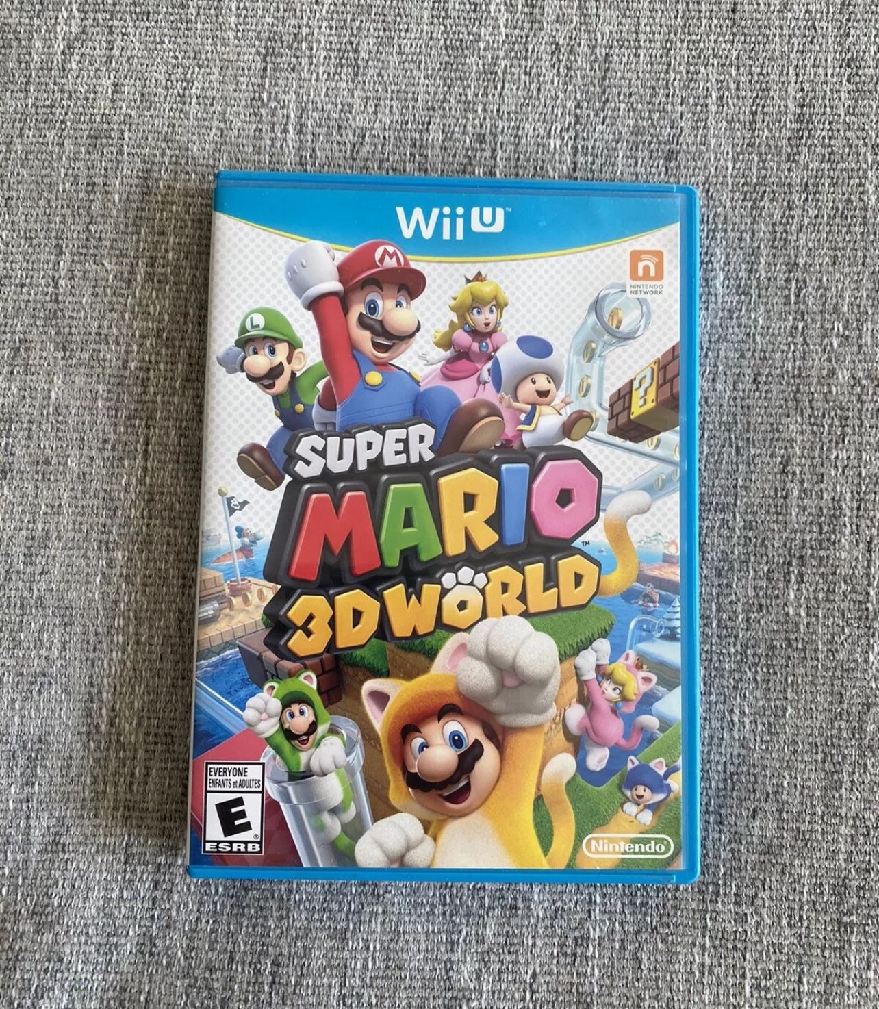 Super Mario 3D World Nintendo Wii U Game with Manual - Super Clean & Tested