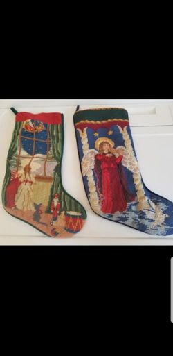 2 stockings(antique)