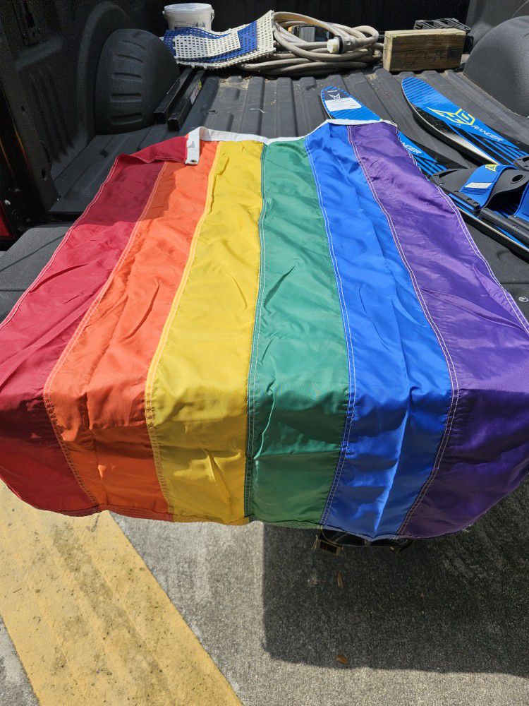 Premium Nylon Rainbow Pride Flag
24x48