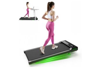 Walking Pad with Incline Under Desk Treadmill for Home Office 330lbs Capacity Treadmill, Quiet Portable Mini Walking Pad Under Desk, Compact Treadmill