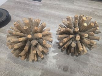 Driftwood spears.