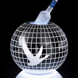 Grey Goose LED Globe Bottle Display – Nightclub / VIP Bar Decor
