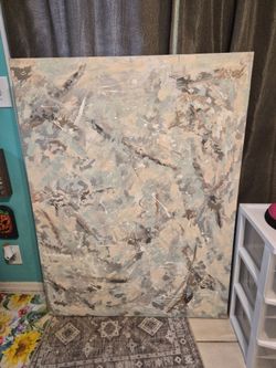 Large Abstract Canvas Painting