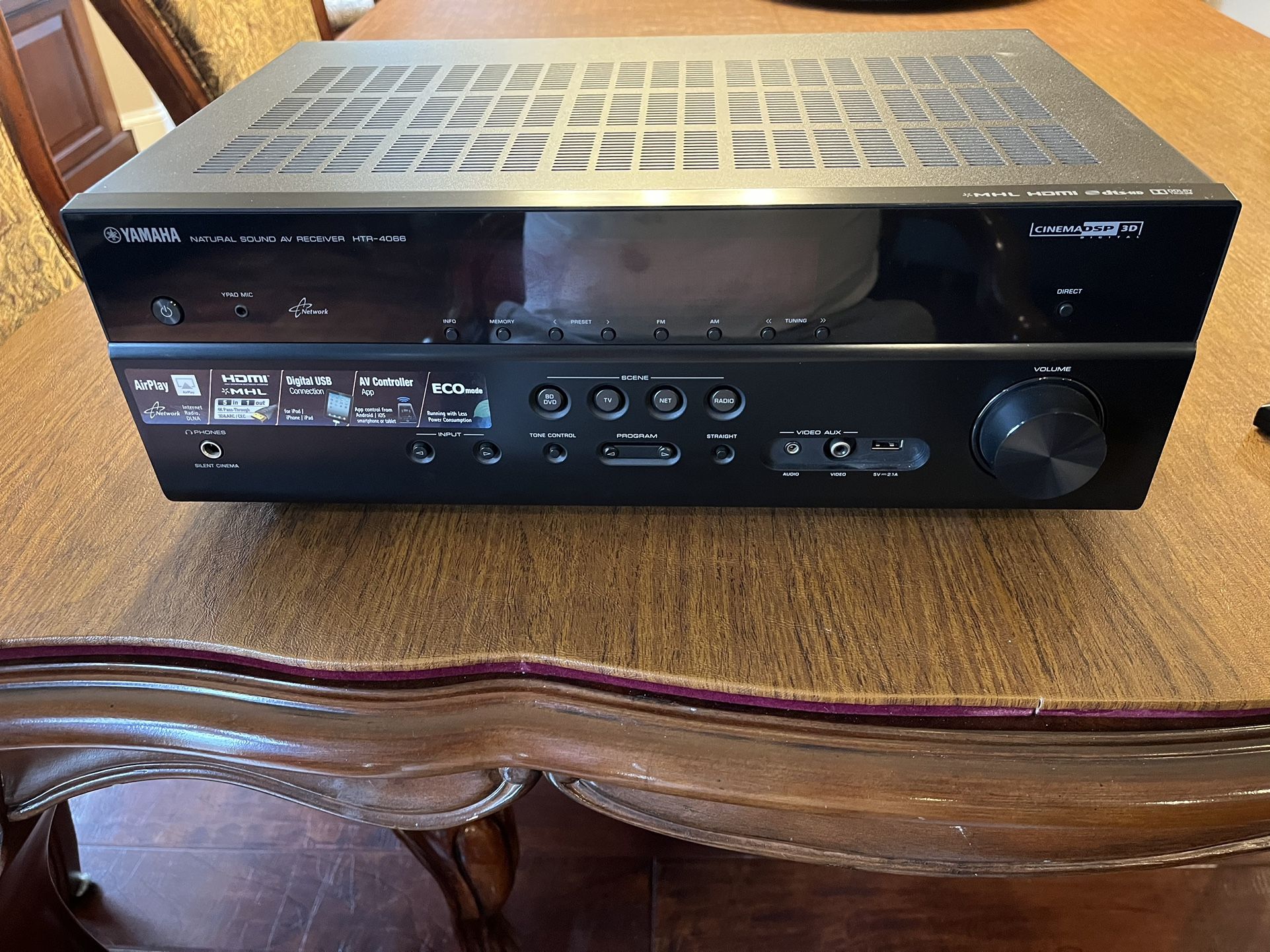 Yamaha HTR-4066 AV Receiver