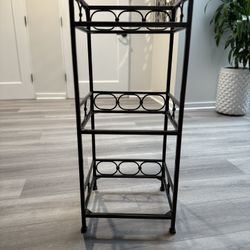 Tiered Metal Shelving Unit