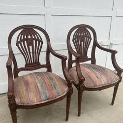 VINTAGE MAHOGANY CHAIRS