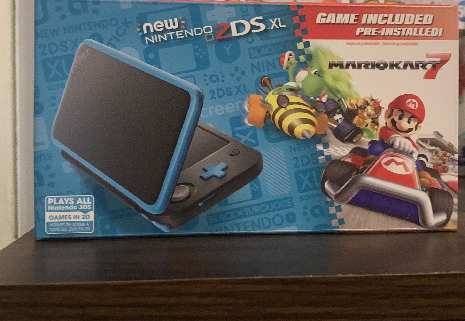 New Nintendo 2DS XL with Mario Kart 7 Pre-installed
