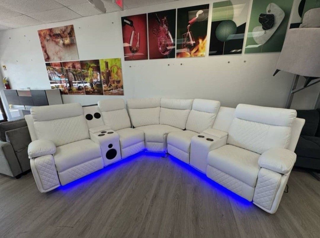 Recliner Sectional Sofa ⭐️ Sofa Seccional Reclinable