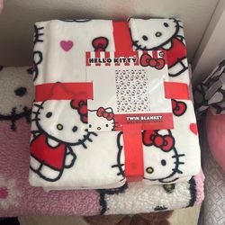 Hello Kitty Twin Blanket