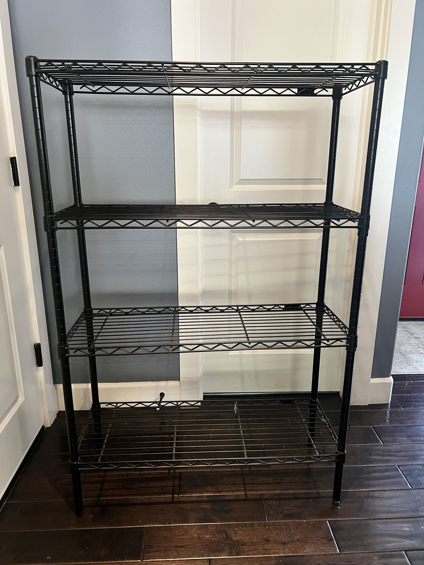 Black Metal Shelf