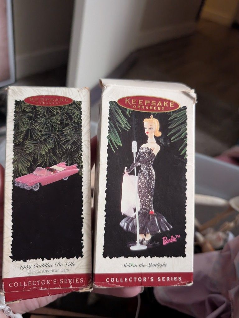 collectible Barbie ornaments from the Early '90s