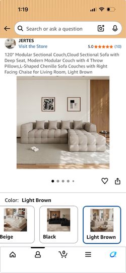 Brand new boneless couch