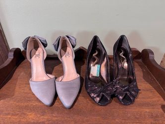 2 pairs of size 7.5 ladies heels