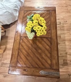 Rustic Wood living room Table 3’1 x 4’8