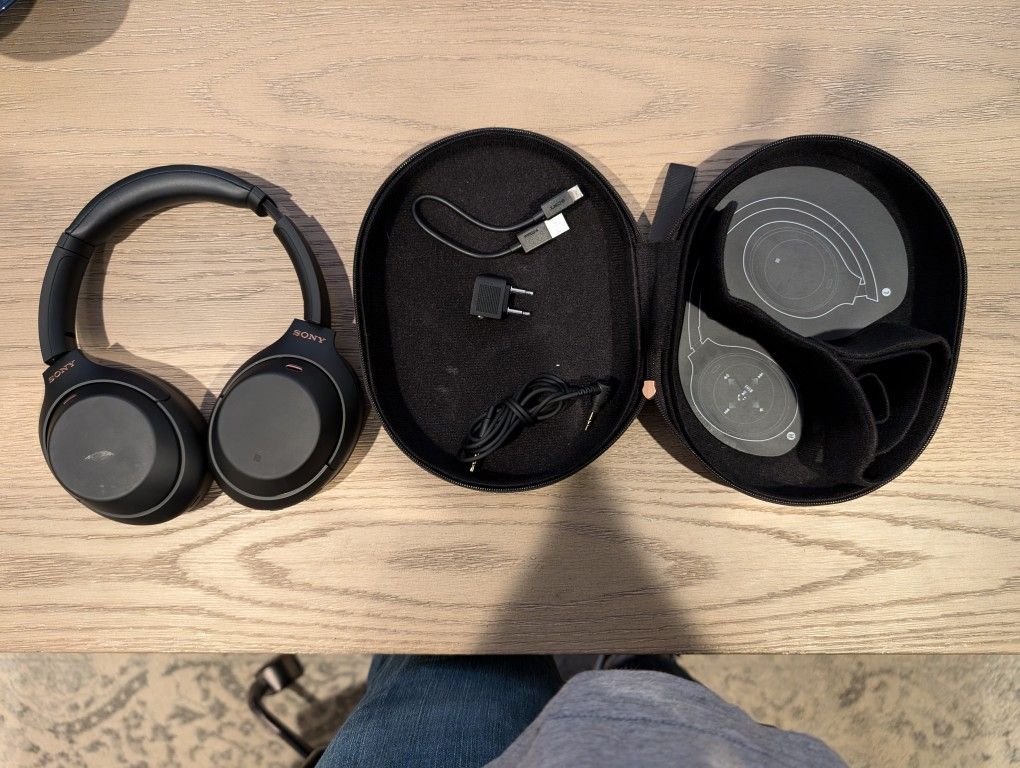 Sony WH 1000XM4  Over The Ear Bluetooth Headphones