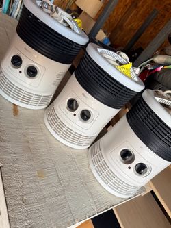 Honeywell 360 Surround Space Heater for Indoor Use, Small Electric Space Heater, $50 for all3