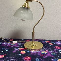 Vintage Brass Desk Lamp