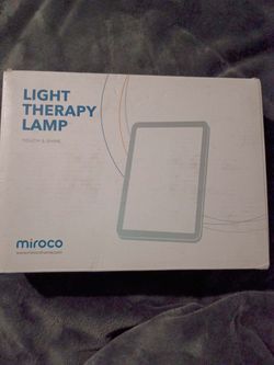 Miroco Light Therapy Lamp Featuring "Touch & Shine" UV-Free LED light  Therapy lamp