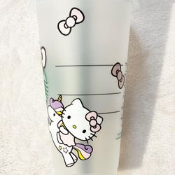 Hello Kitty Starbucks (cold) Cup