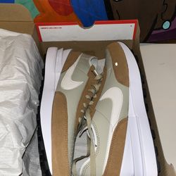 Waffel one leather 'limestone ale brown’