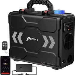 8KW Diesel Heater, All in One 6L Toolbox 2S Portable Parking Diesel Air Heater 110/12/24V with App Control, Automatic Start and Stop, Altitude Mode Fu