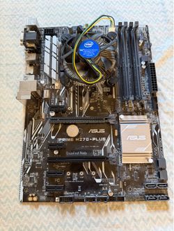 i3 7350k + ASUS H270-PLUS + Cooler