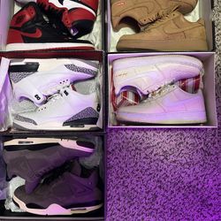 AF1 AJ1 AJ3 AJ4 OBO Lightly Used