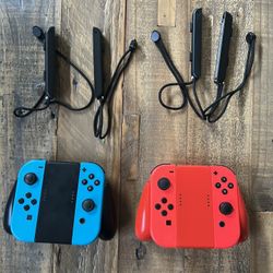 Nintendo Switch Joycons With Comfort Grips