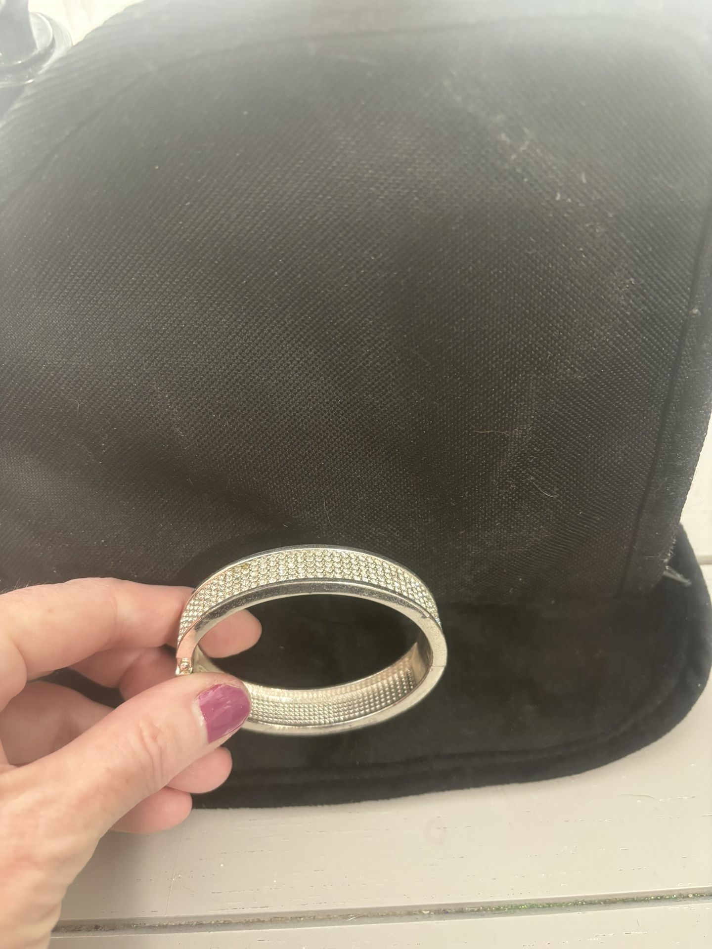 Silver Rhinestone Bracelet