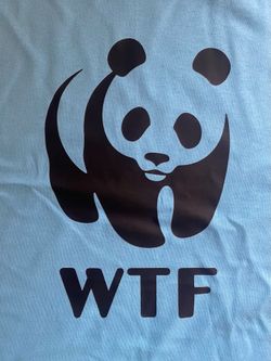 WTF Parody panda t-shirt - various sizes and colors