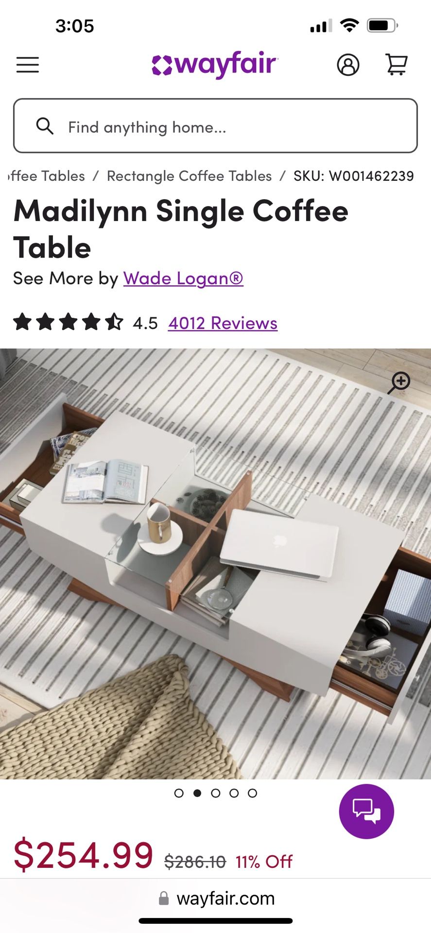 Coffee table