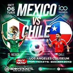 Mexico vs. Chile oct. 6 coliseum