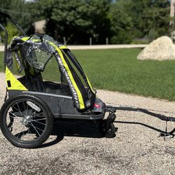 Allen Sports Deluxe Steel 1-Child Bicycle Trailer And Stroller 