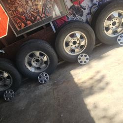 17" 6 Lug Truck Wheels And Tires
