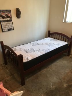 New Twin Bed With Mattress