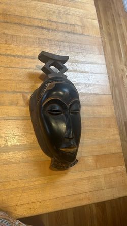 African Carved Wooden Face Mask